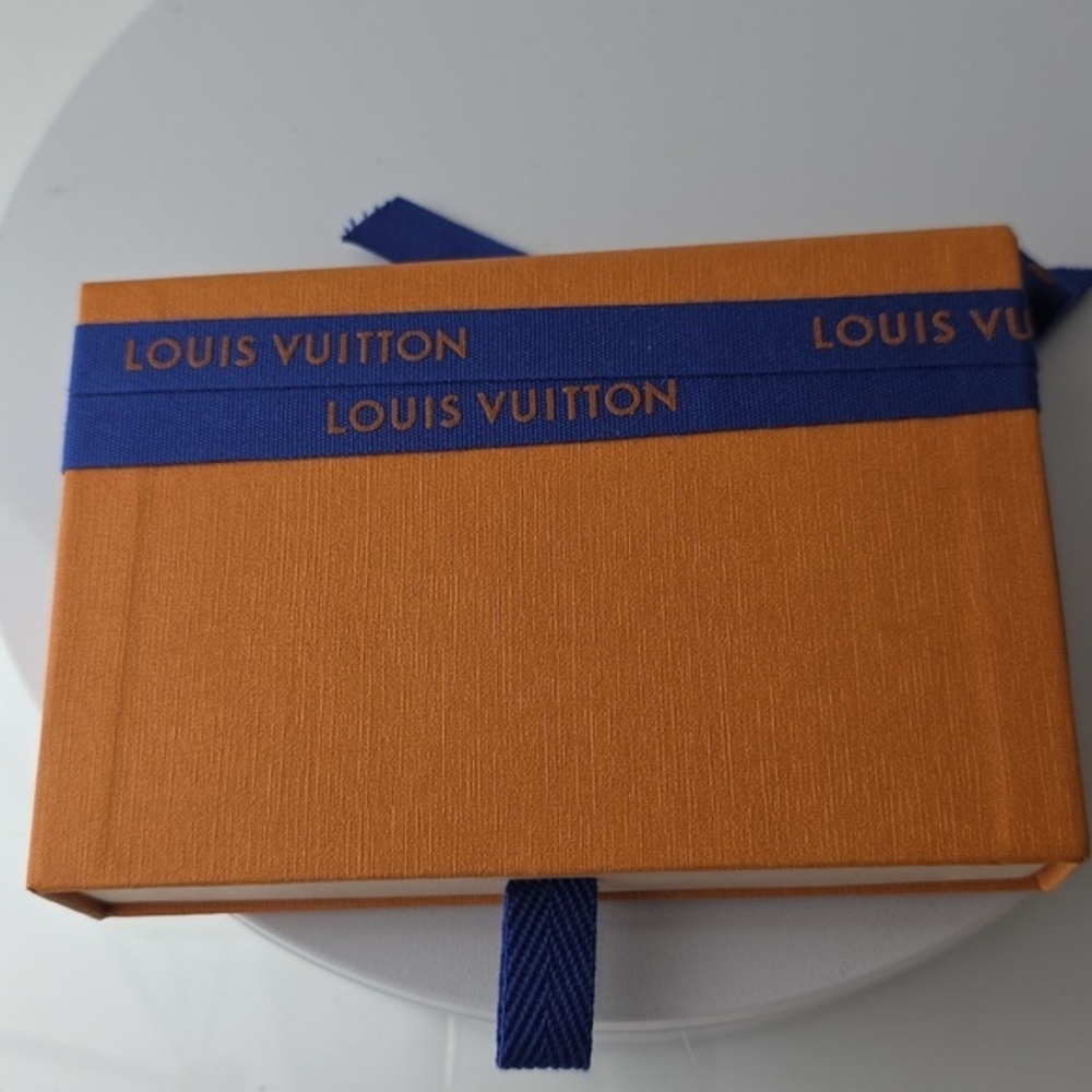 Louis Vuitton Blue Epi Porte Monnaie Coins Card‎ Case Boite Box - Picture 11 of 14